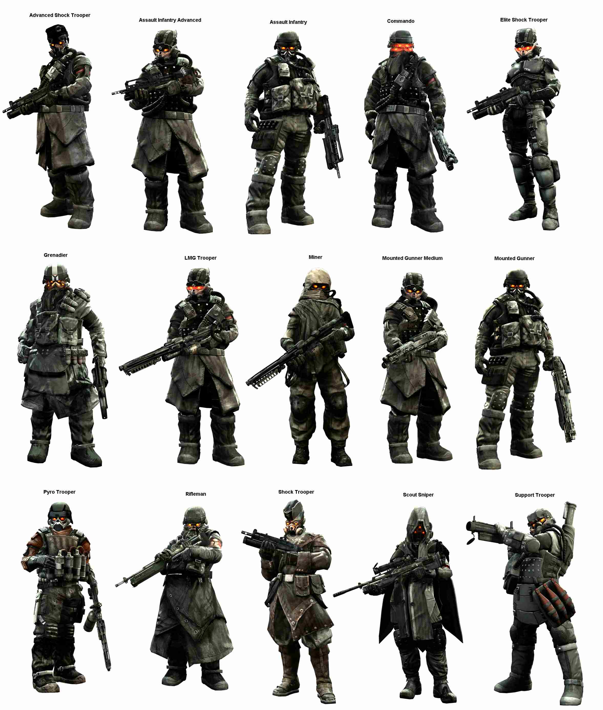 Helghast Units