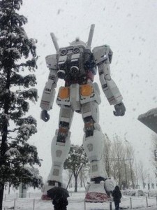 Snow Gundam Statue