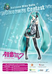 The Otaku House Hatsune Miku Giveaway Contest Poster