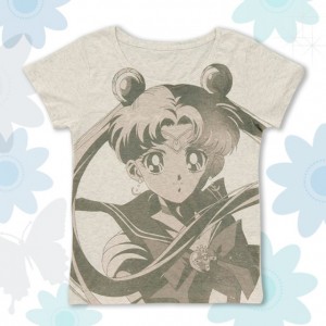 sailor moon face shirt